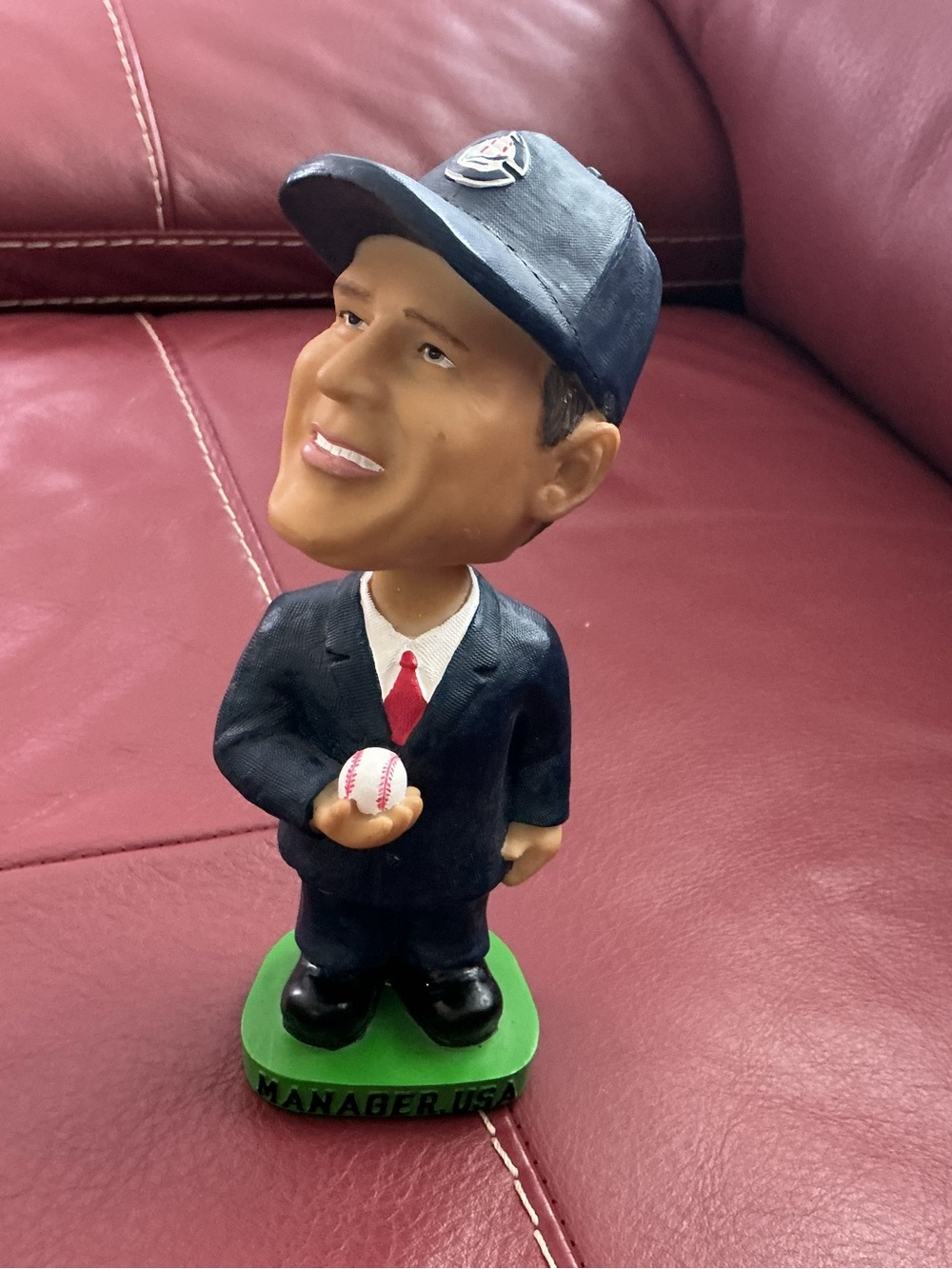 Bobblehead of George Bush in 2002 at Columbus Clippers Baseball Game